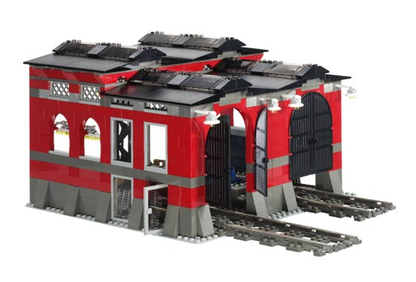 LEGO Train 10027 Train Engine Shed (2003)
