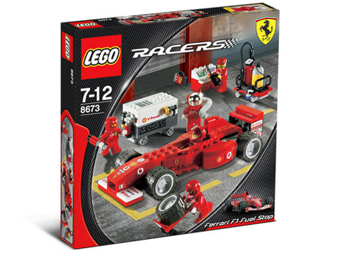 LEGO Racers 8673 Ferrari F1 Fuel Stop (2006)