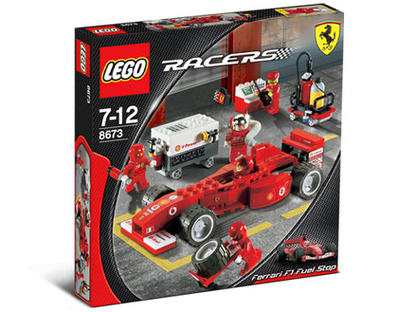 LEGO Racers 8673 Ferrari F1 Fuel Stop (2006)