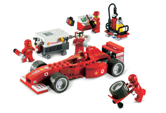 LEGO Racers 8673 Ferrari F1 Fuel Stop (2006)